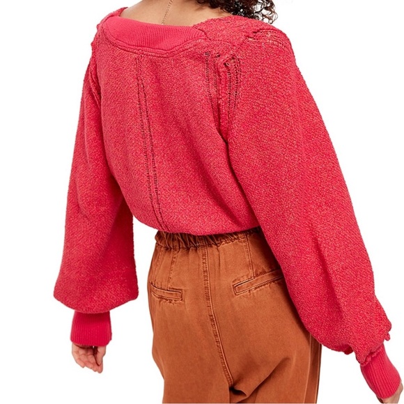 Free People Riptide V Neck Sweater, M - Picture 2 of 7